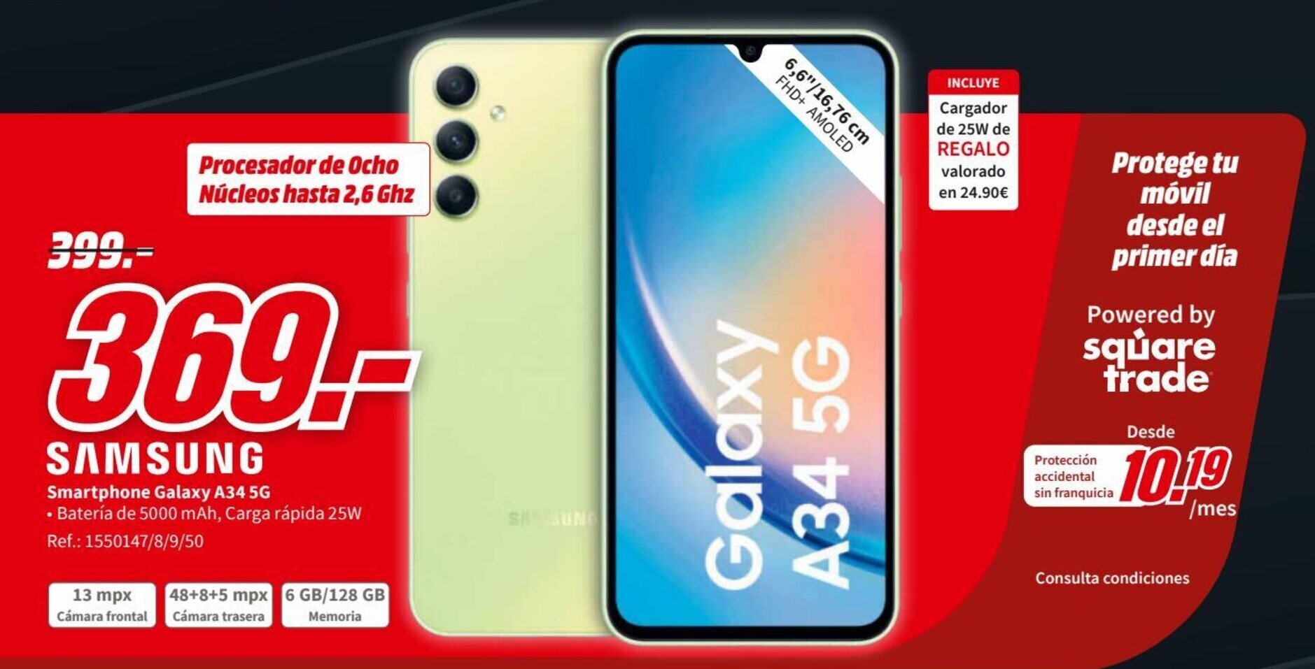 MediaMarkt Smartphone Galaxy A34 5G oferta