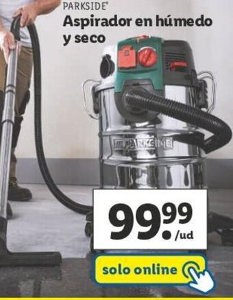 Lidl Aspirador en húmedo y seco oferta