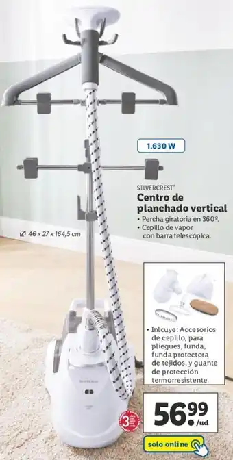 Lidl Centro de planchado vertical oferta