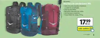 Lidl Mochila de senderismo 30L oferta