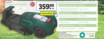 Lidl Robot cortacésped oferta