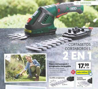 Lidl Tijera cortacésped / arreglasetos recargable oferta