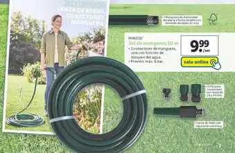 Lidl Set de manguera 20 m oferta