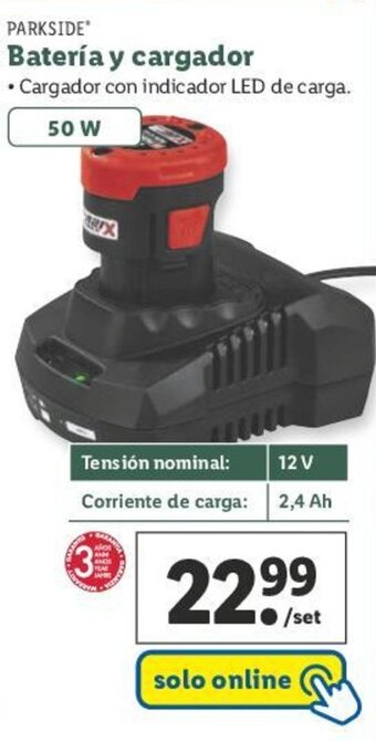 Lidl Batería y cargador oferta