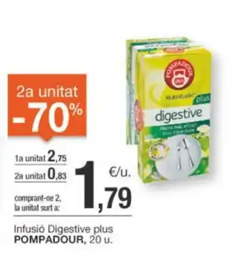 BonpreuEsclat Infusió Digestive plus POMPADOUR, 20 u. oferta