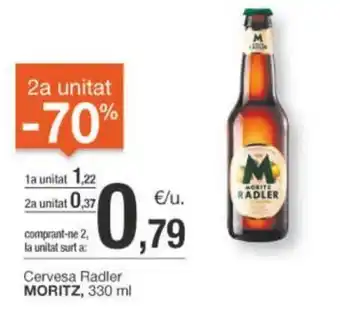 BonpreuEsclat Cervesa Radler MORITZ, 330 ml oferta