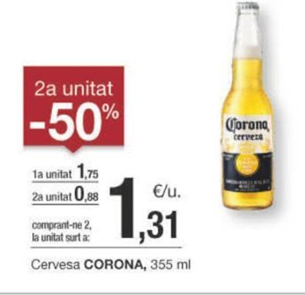 BonpreuEsclat Cervesa CORONA, 355 ml oferta