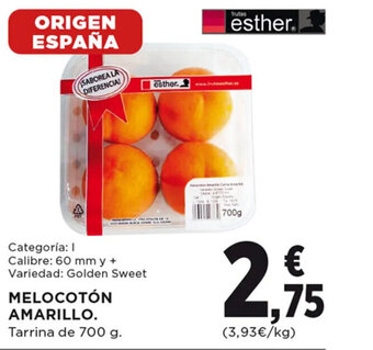 Hipercor MELOCOTÓN AMARILLO oferta