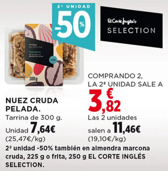 Hipercor NUEZ CRUDA PELADA oferta