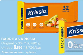 Hipercor BARRITAS KRISSIA oferta