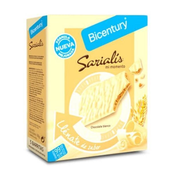 NutriTienda Sarialis barritas de cereales y chocolate blanco 6 barritas de 20g oferta