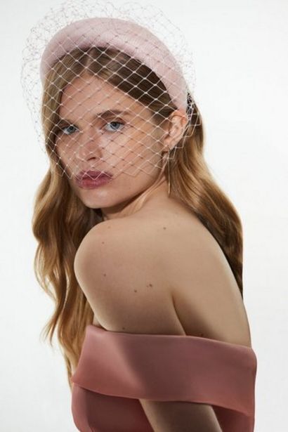 Karen Millen Emily-london veiled sinnamay head band oferta
