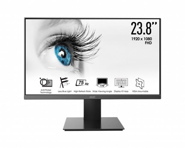 Beep Monitor msi pro mp241x 23.8 fhd 1920 x 1080 , 4ms, 75hz, hdmi,  vga oferta