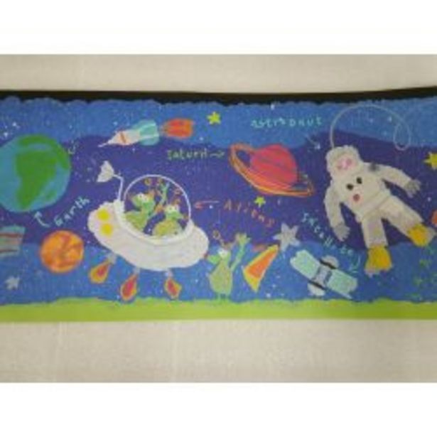 Laura Ashley Cenefa infantil outer space azul oferta
