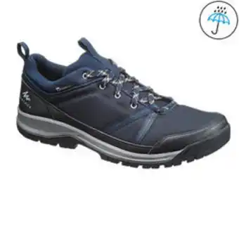 Decathlon Zapatillas de montaña y trekking impermeables hombre quechua nh150 azul oferta