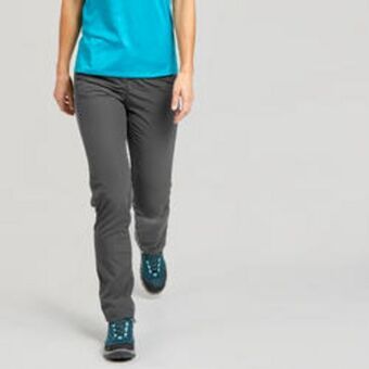 Decathlon Pantalones de montaña y trekking mujer quechua mh100 oferta