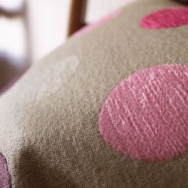 Laura Ashley Cojín veluto spot rosa oferta