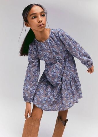 Mango Kids Vestido estampado floral oferta