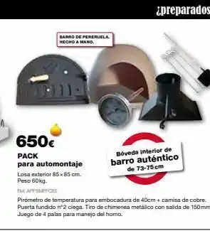 Grup Gamma 650€ pack para automontaje barro de pereruela. hecho a mano. losa exterior 85 x 85 cm. peso 60kg. rat appsmpfchs piróme oferta
