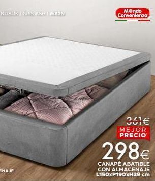 Mondo Convenienza Canapé abatible oferta