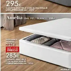 Mondo Convenienza Canapé abatible blanco oferta