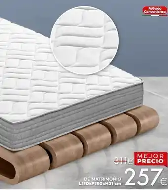 Mondo Convenienza 1.80 de matrimonio l150xp190xh21 cm mendo convenienza 311€ precio 257€ oferta