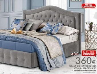 Mondo Convenienza Cama de matrimonio oferta