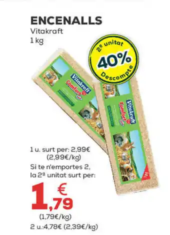Kiwoko ENCENALLS Vitakraft 1 kg oferta
