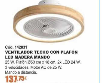 Ferrcash Ventilador de techo oferta