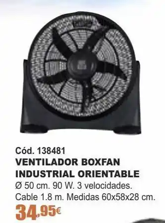 Ferrcash Ventilador industrial oferta