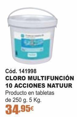 Ferrcash Cloro multiacción oferta