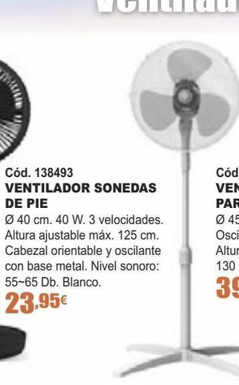 Ferrcash Ventilador de pie oferta