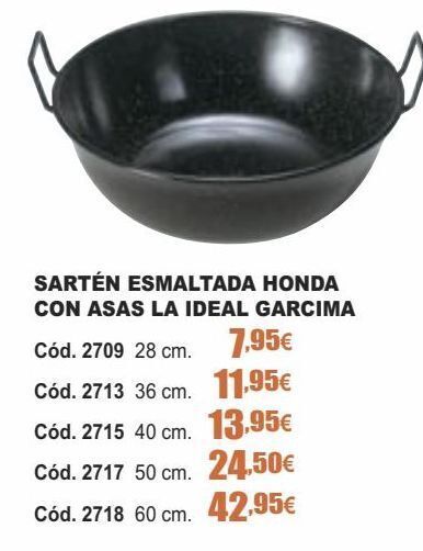 Ferrcash Sartén esmaltada garcima oferta