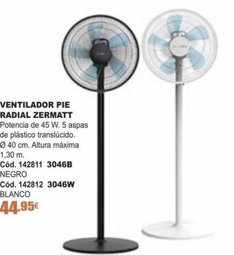 Ferrcash Ventilador de pie oferta