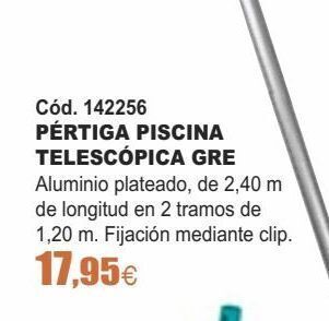 Ferrcash Pértiga de piscina oferta