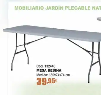 Ferrcash Mesa de jardín de resina oferta