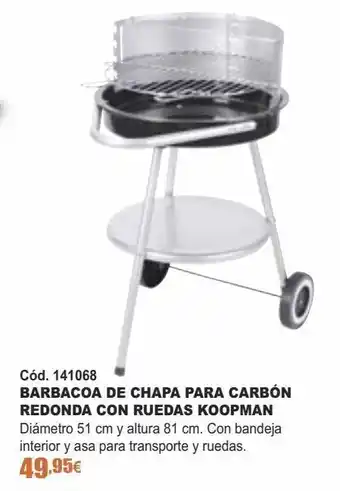 Ferrcash Barbacoa de carbón oferta