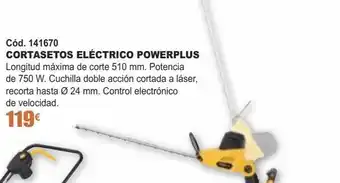 Ferrcash Cortasetos eléctrico oferta