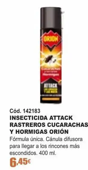 Ferrcash Insecticida para cucarachas orion oferta