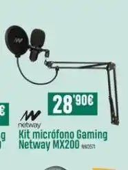 PCBox 28.90€ kit micrófono gaming netway mx200 1 w netway oferta