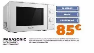 Pascual Martí Microondas panasonic oferta