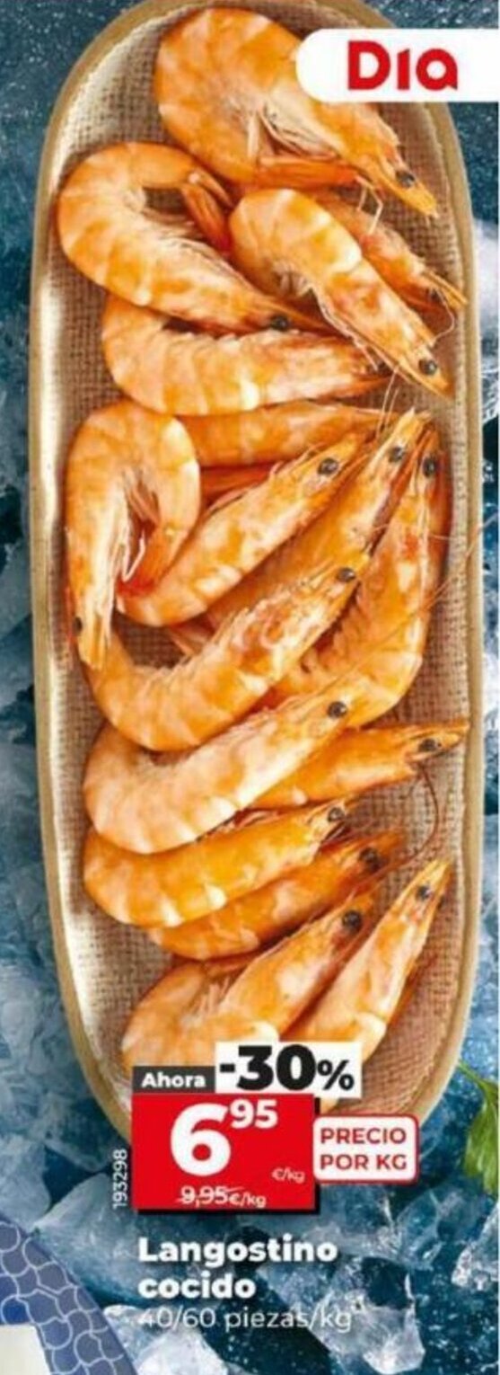 La Plaza de DIA Langostino cocido oferta