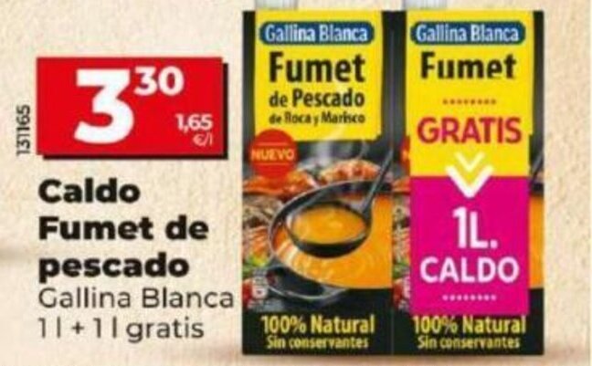 La Plaza de DIA Caldo Fumet de pescado oferta