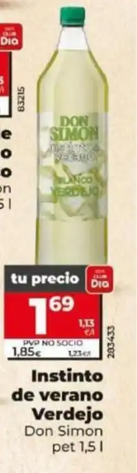 La Plaza de DIA Instinto de verano Verdejo oferta