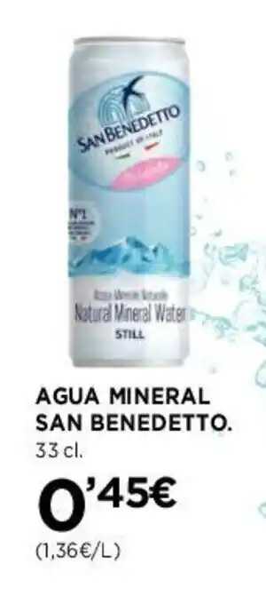 Hipercor AGUA MINERAL SAN BENEDETTO. oferta