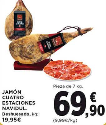 Hipercor JAMÓN CUATRO ESTACIONES NAVIDUL oferta