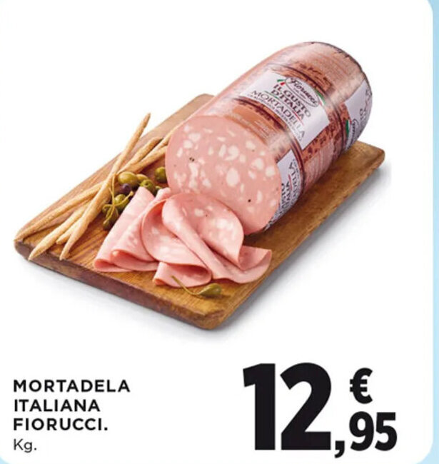 Hipercor MORTADELA ITALIANA FIORUCCI. oferta