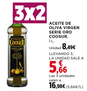 Hipercor ACEITE DE OLIVA VIRGEN SERIE ORO COOSUR. oferta