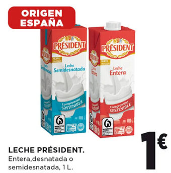 Hipercor LECHE PRÉSIDENT oferta