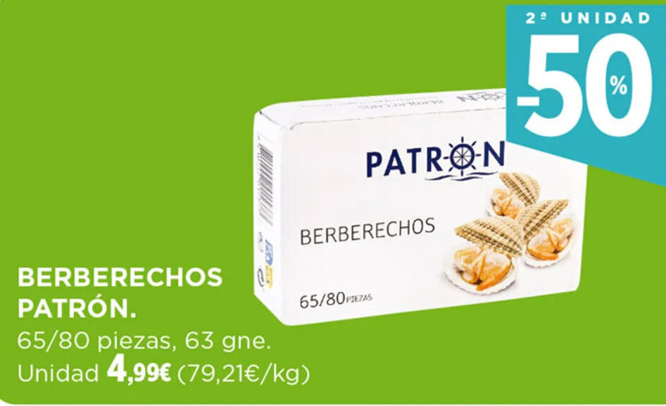 Hipercor BERBERECHOS PATRON oferta
